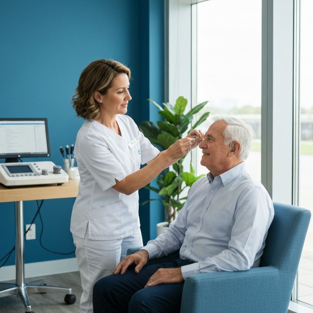Professional hearing aid fitting